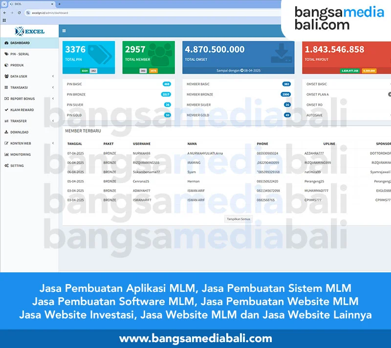 Jasa Pembuatan Website MLM Badung