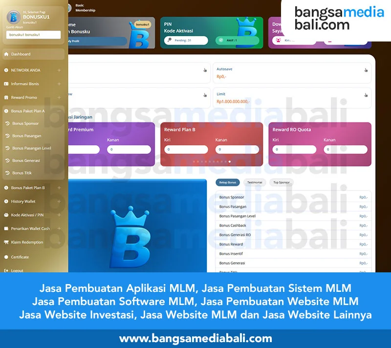 Jasa Pembuatan Website MLM Buleleng