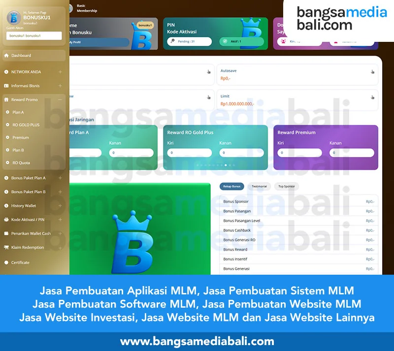 Jasa Pembuatan Website MLM Tabanan